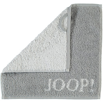 JOOP! Seiftuch Classic 30x30cm in Farbe silber