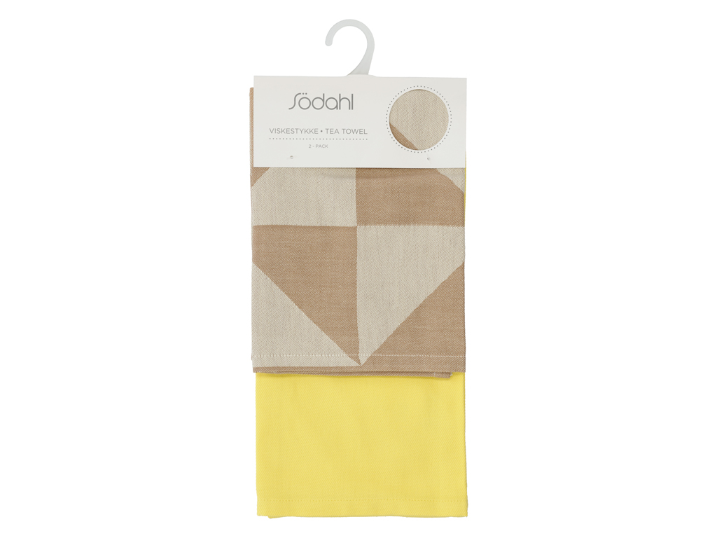 F&H Geschirrtuch  TWIST in Farbe Braun