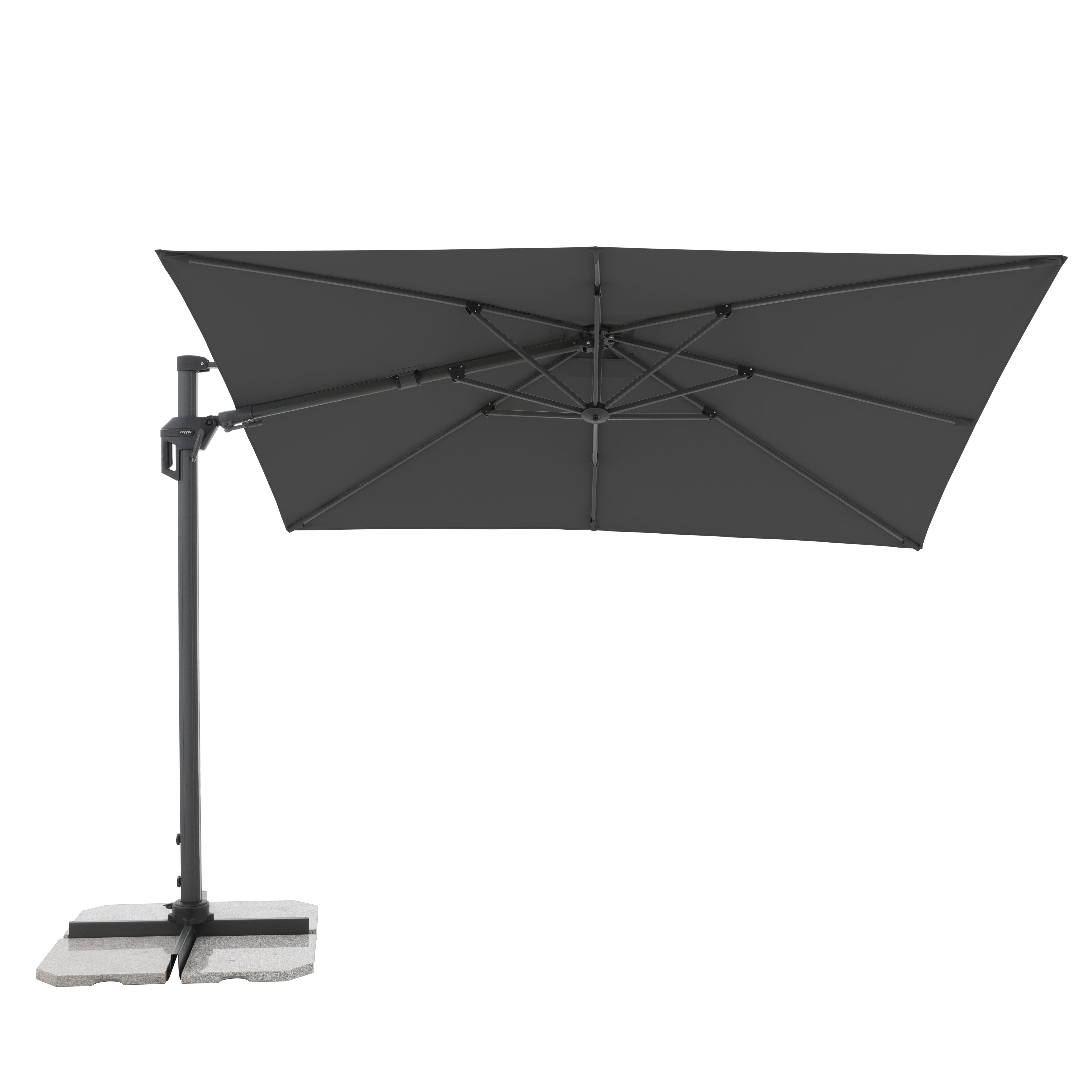 Doppler Pendelschirm ACTIVE PENDEL ca. 310x210cm in Farbe anthrazit