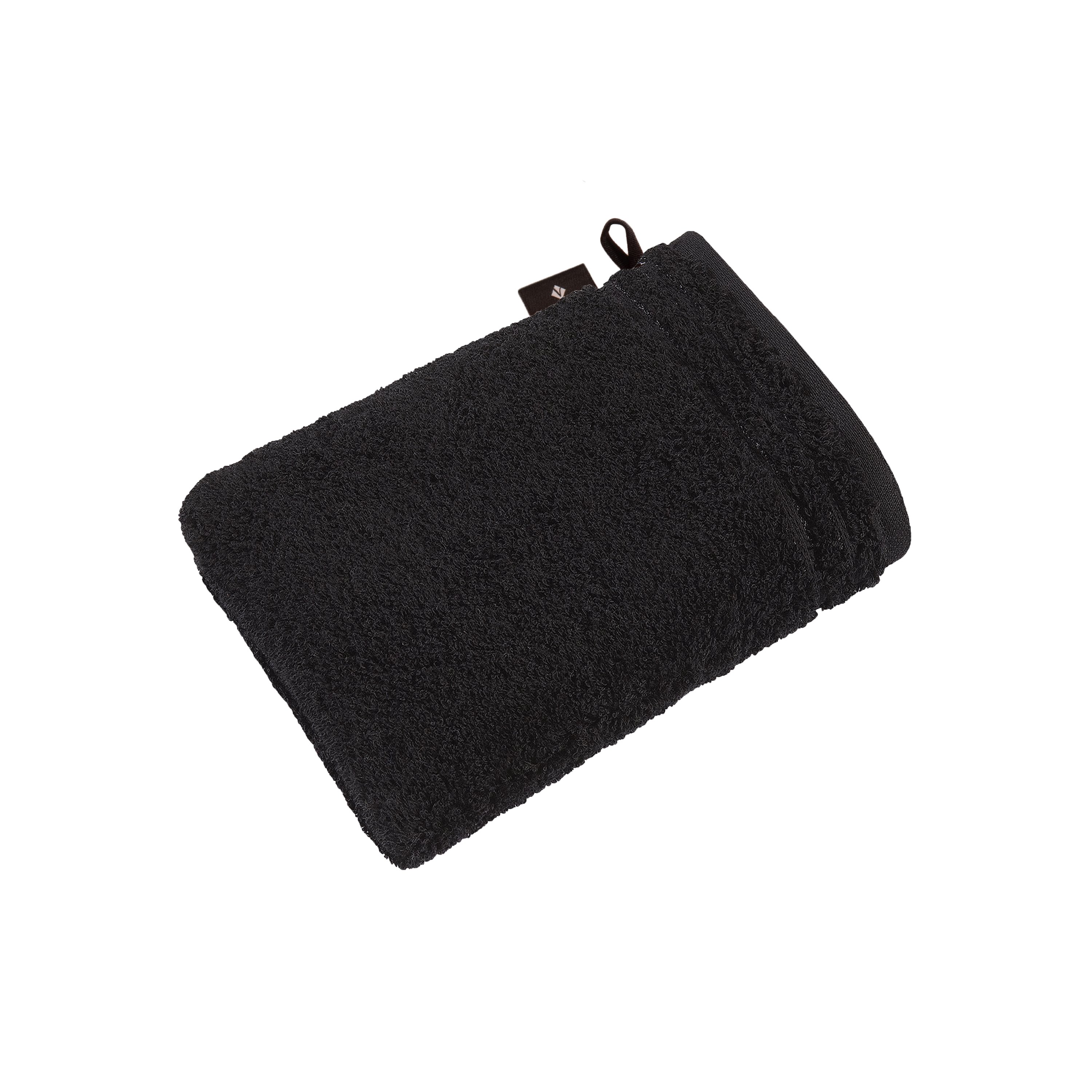 Vossen Waschhandschuh Calypso Feeling ca. 16x22cm in Farbe schwarz