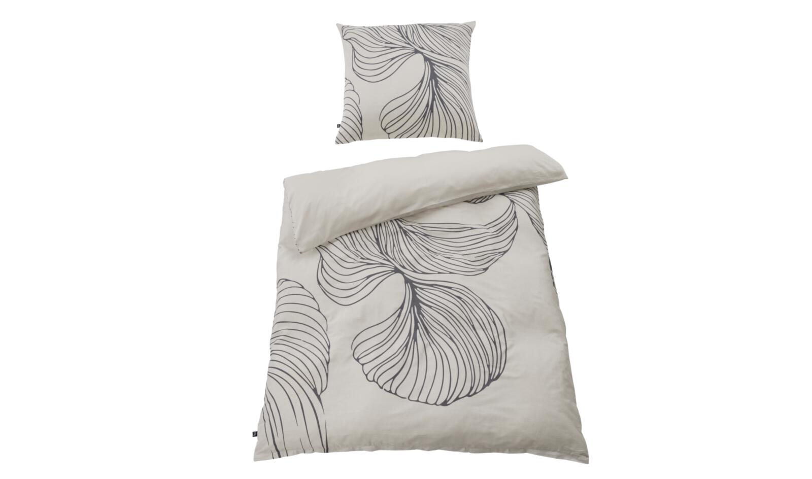Interliving Bettwäsche IL-9129 ca. 155x220cm in Farbe Beige