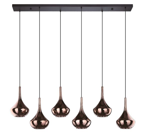 Eglo Leuchten Hängeleuchte ALMOSTER in schwarz/kupfer, Utensil für die Küche, Schöpfkelle