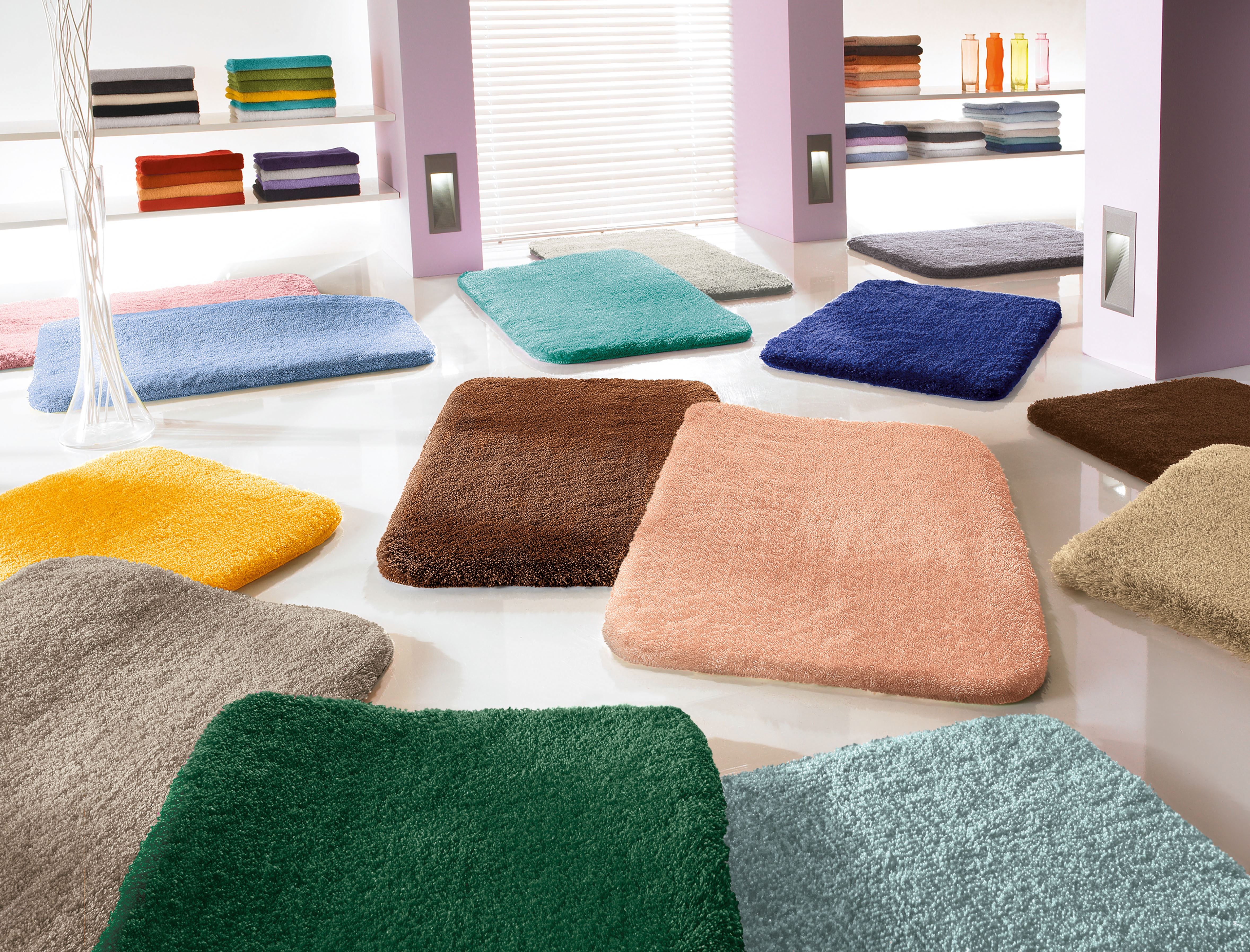 Kleine Wolke Badteppich RELAX ca. 60x100cm in Farbe Champagner