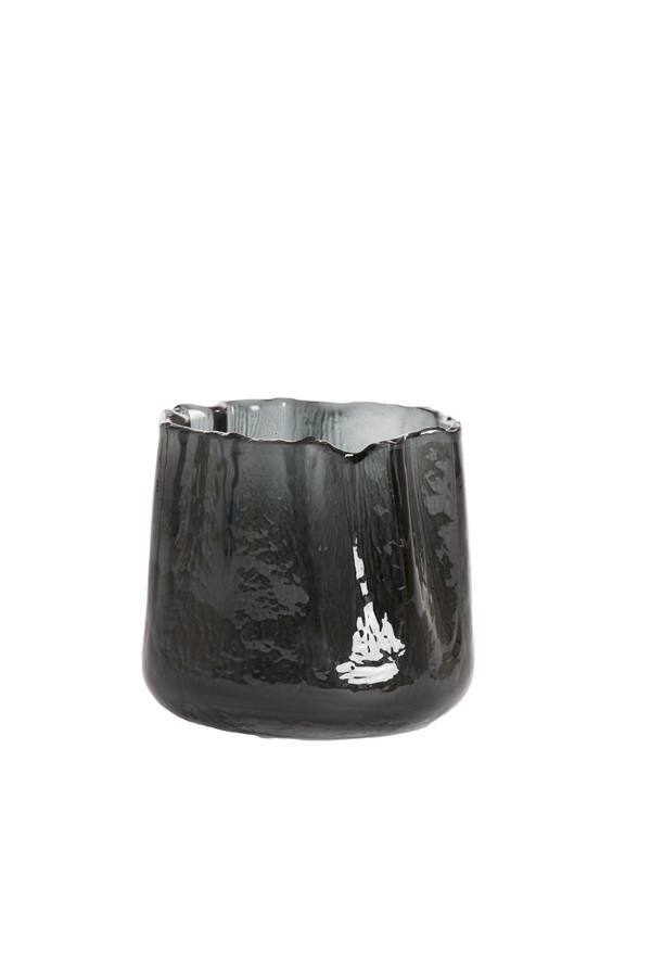 Teelicht MURADA  in Glas grau