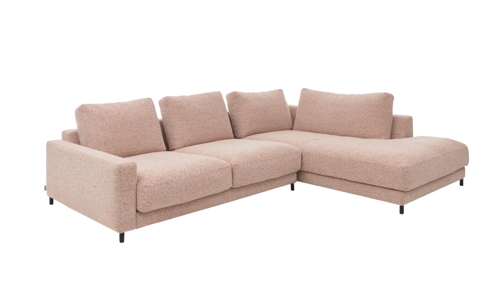 Roomio Polsterecke NO. 4103 ca. 301x223cm in Stoff Donna rusty melange