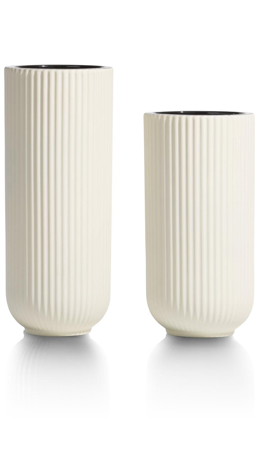 Coco Maison Vase Haley H24cm 48250-WIT