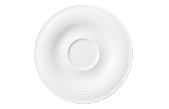 Seltmann Weiden Kombi-Untertasse klein 13,5 cm Beat 3 weiß
