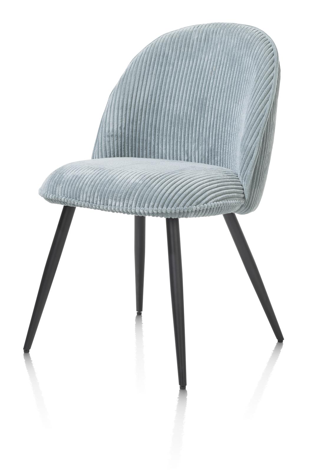 Habufa Stuhl  ca. B52 H85 T63 cm in Stoff Rivas hellblau