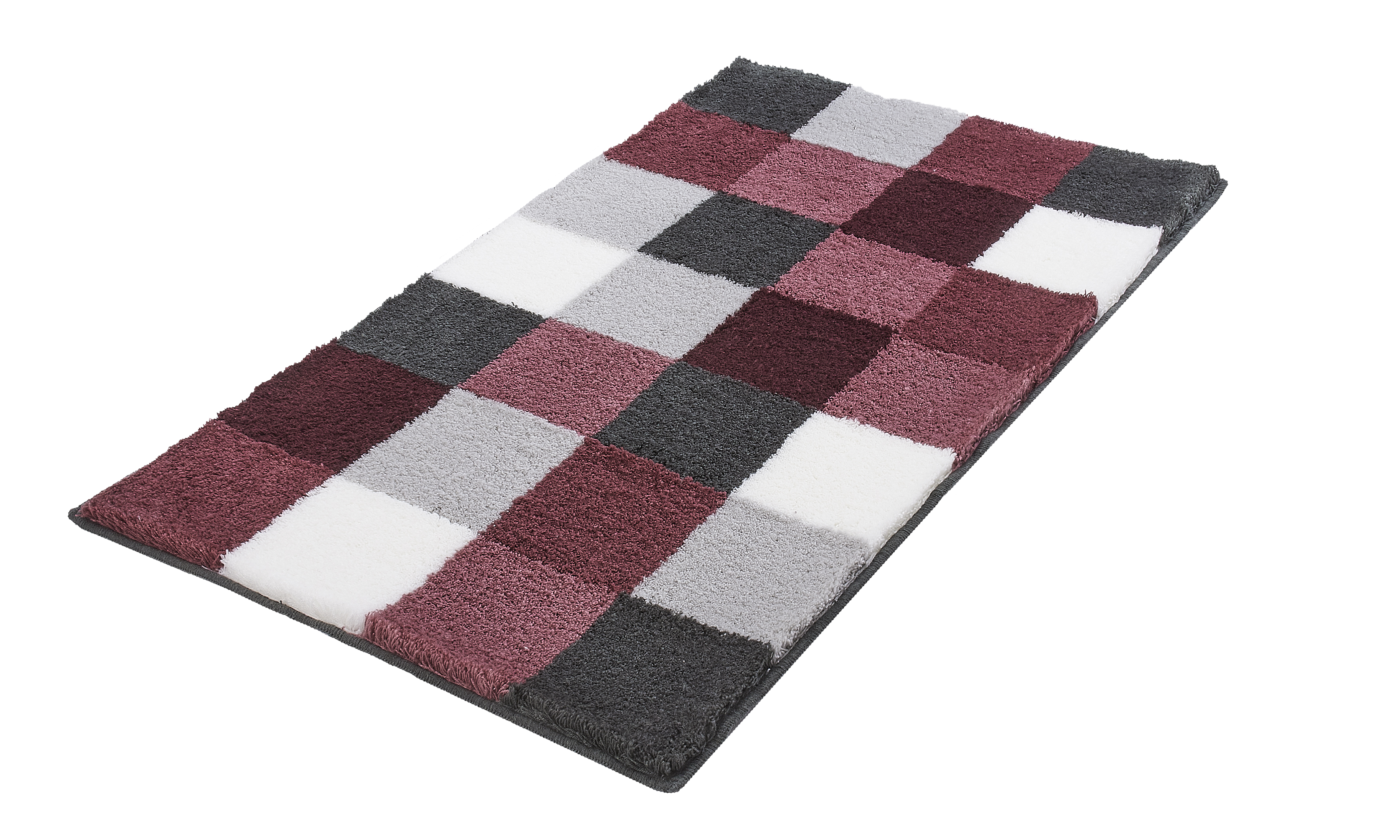 Kleine Wolke Badteppich CARO ca. 70x120cm in Farbe Old Rose