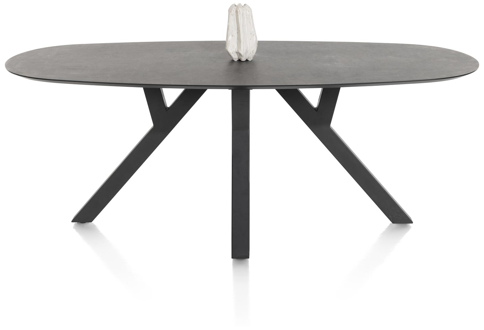 Habufa Esstisch  ca. B100 H77 T180 cm in anthrazit