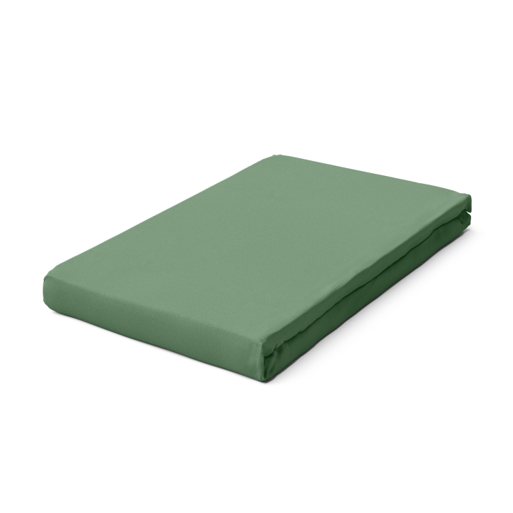 Schlafgut Pure Boxspring Spannbettlaken ca. 90x190-100x220cm in Farbe Green Mid