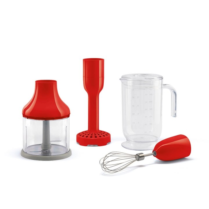 Smeg Zubehör-Set für Stabmixer HBF01 in Rot