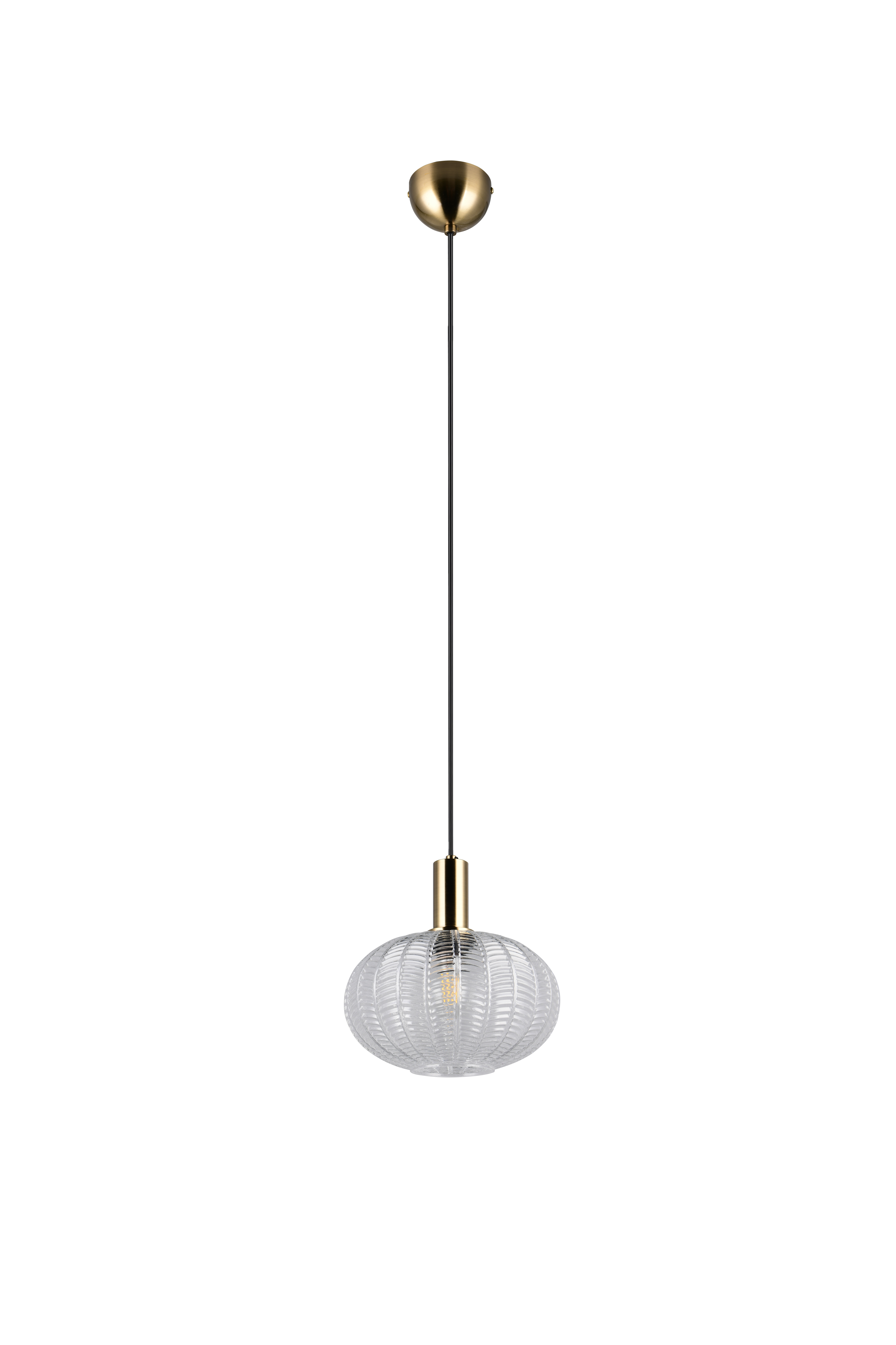 Reality Leuchten Pendelleuchte ELVEZIA in transp. klar, Glas transp., Lampe