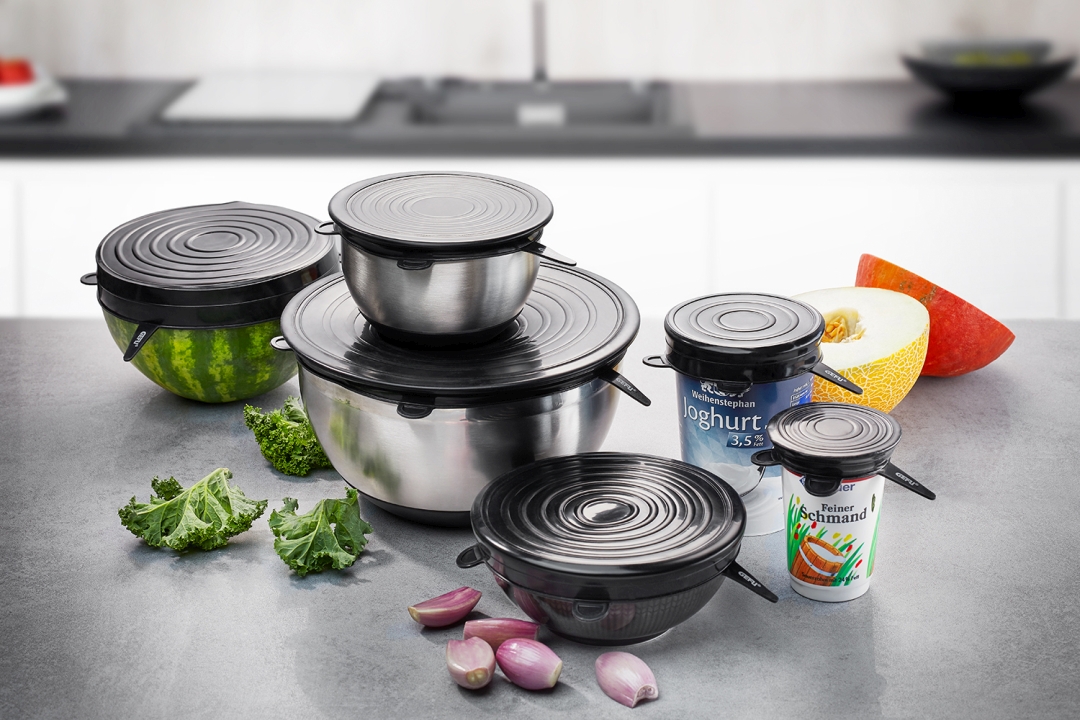 GEFU Silikondeckel FLEXIFRESH in Farbe schwarz