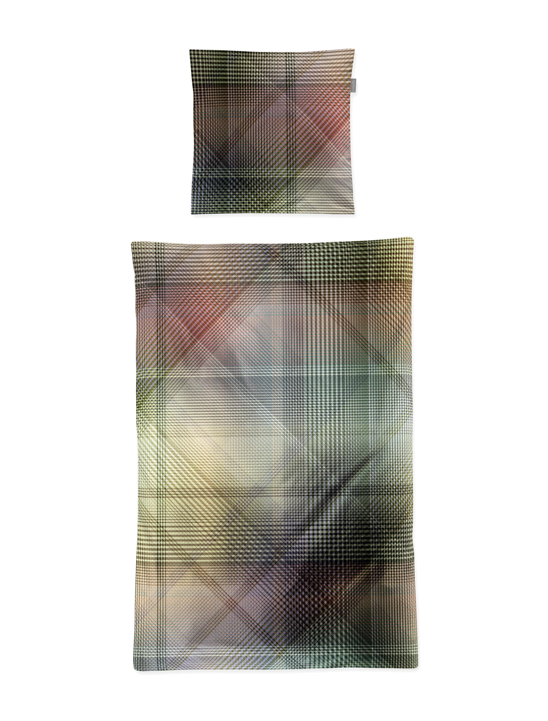 Irisette Mako-Satin Bettwäsche TOKIO ca. 155x220cm in Farbe multi
