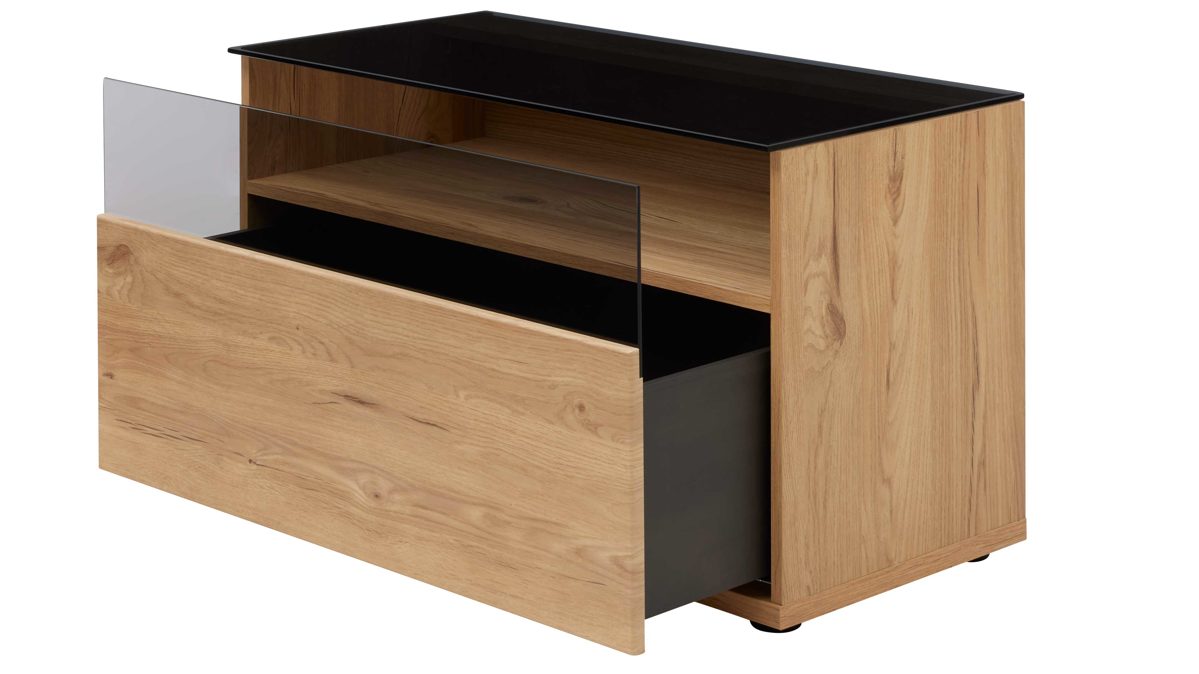 Interliving Wohnkombination IL 2031 in Farbe Dekor/Front Risseiche/grau matt, Schublade, Mobiliar, Kabinett, Anrichte, Holz