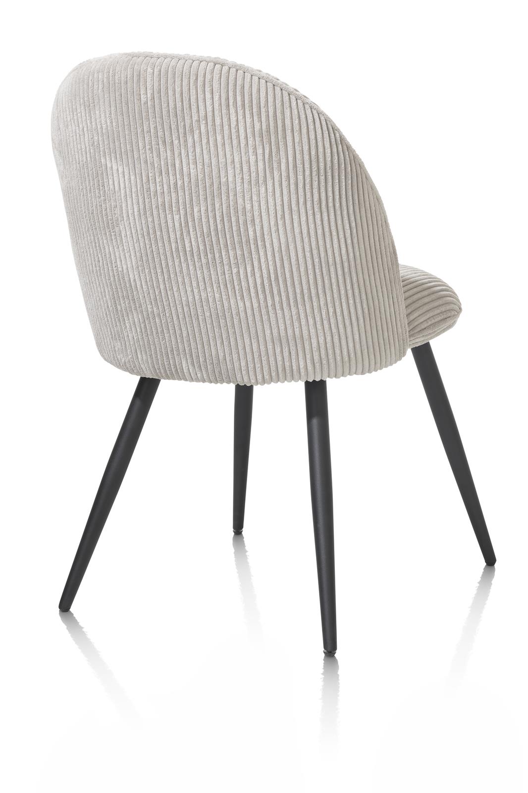 Habufa Stuhl  ca. B52 H85 T63 cm in Stoff Rivas charcoal
