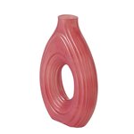 Boltze Vase Tiffy in Farbe Glas lackiert dunkelrosa