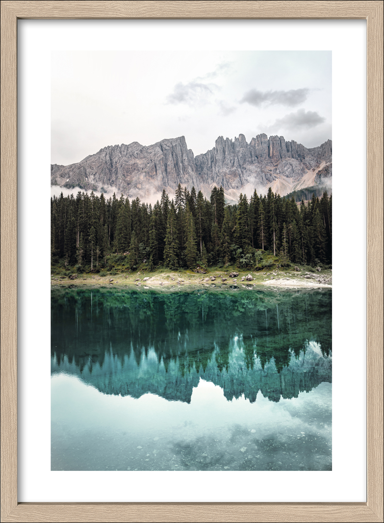 ProArt Framed-Art Scandic Living 55x75cm Wald Am Bergsee