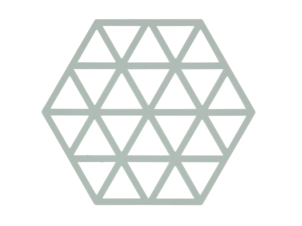 F&H Untersetzer  TRIANGLES in Farbe Blau