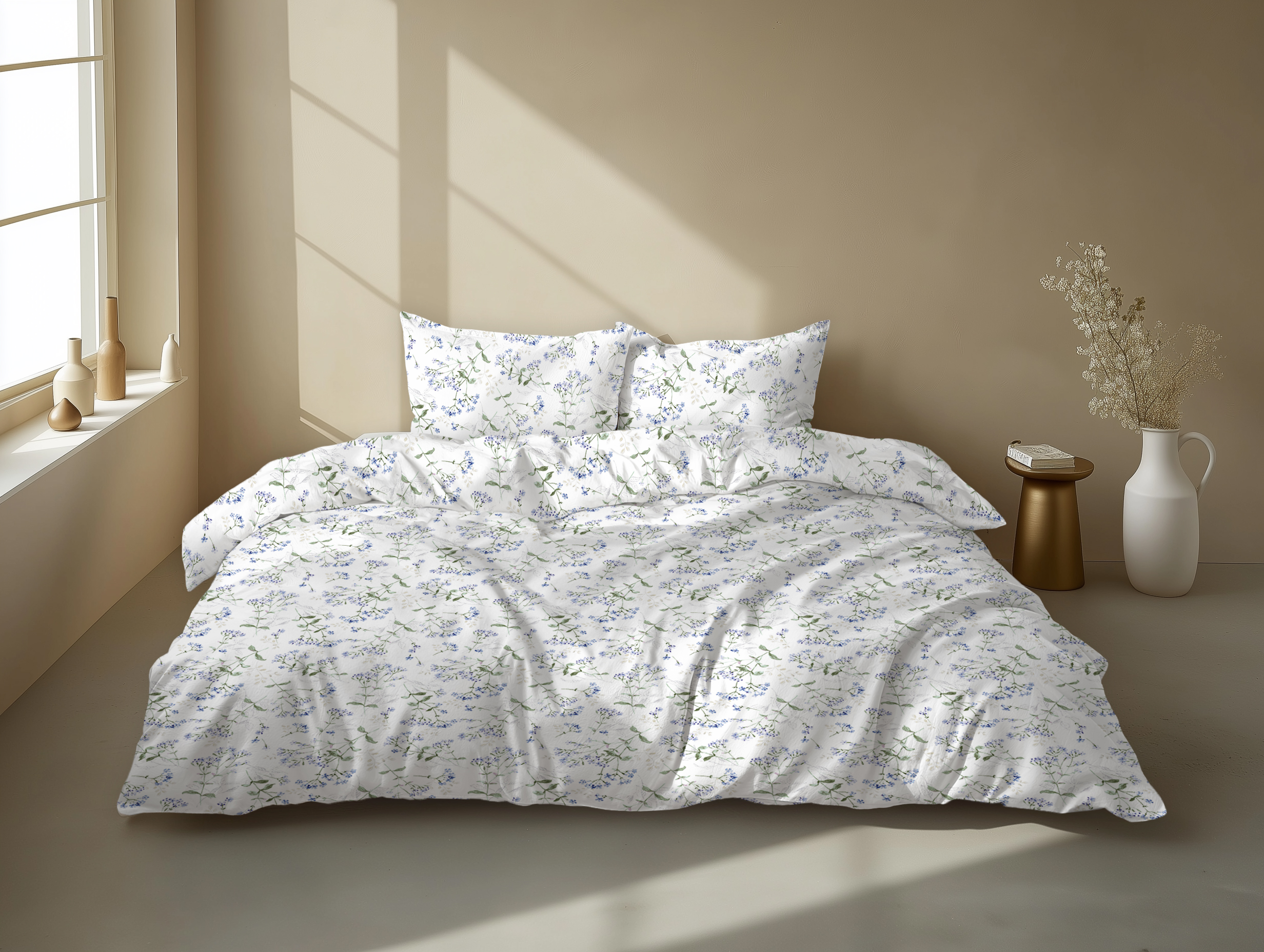 Heckettlane Bettwäsche ca. 155x220cm in Farbe White, Moebel, Bett, Kissen, Dekoration für Zuhause, Bettlaken