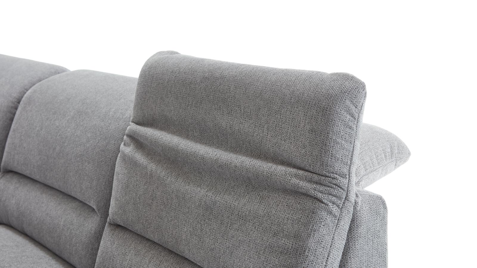 Dietsch Polsterecke ENJOY SELECT ca.185x305cm in Mito platin, Kissen, Dekoration für Zuhause, Couch, Mobiliar, Kopfkissen