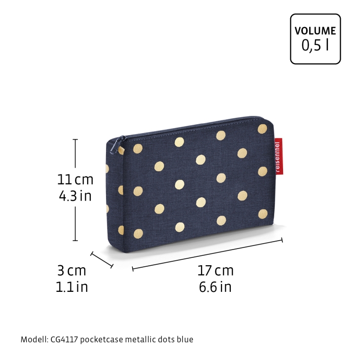 Reisenthel CITYSHOPPER 2 SET #1 in Farbe metallic dots blue