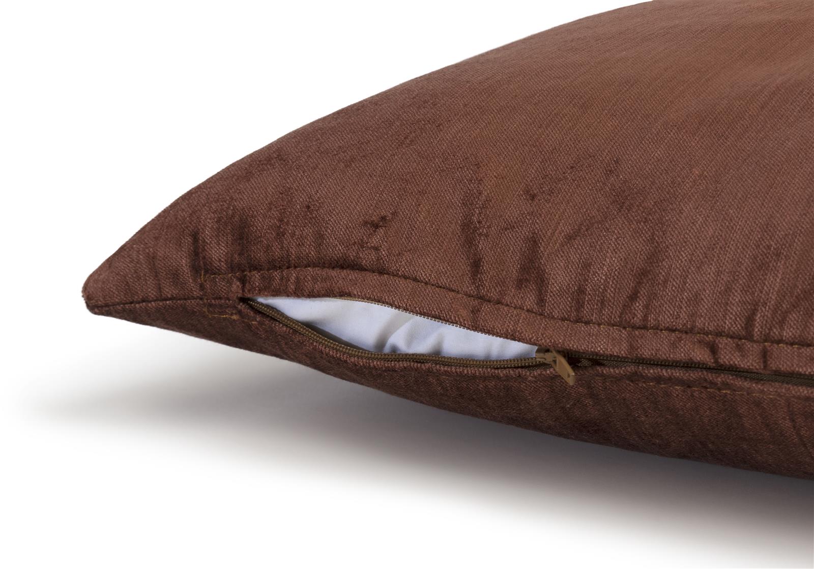 Coco Maison Kissen BEAUTIQ-CLASS ca. B45 T45 cm in Stoff kupfer
