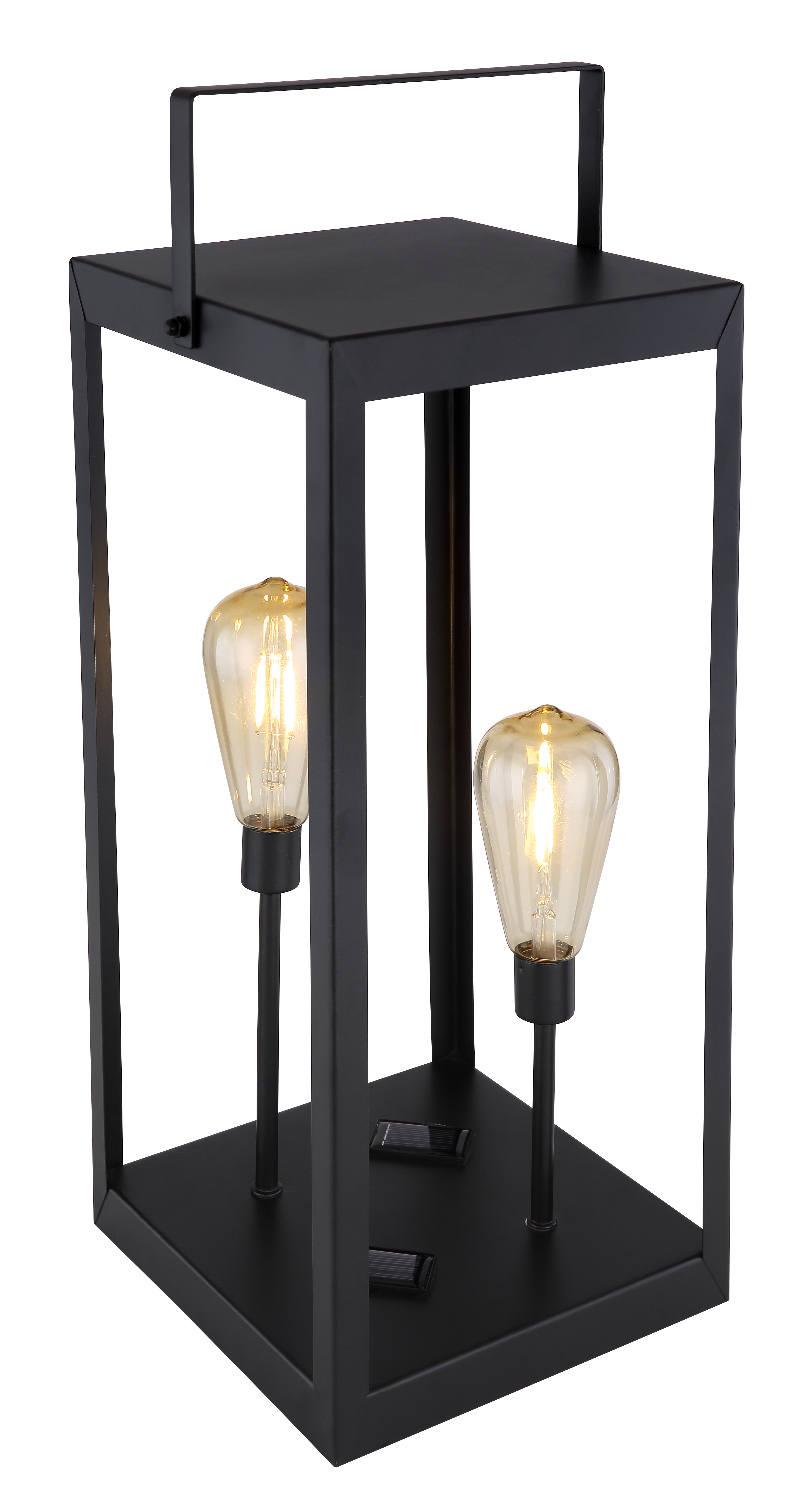 LED-Solarleuchte SOLAR in Schwarz/Amber