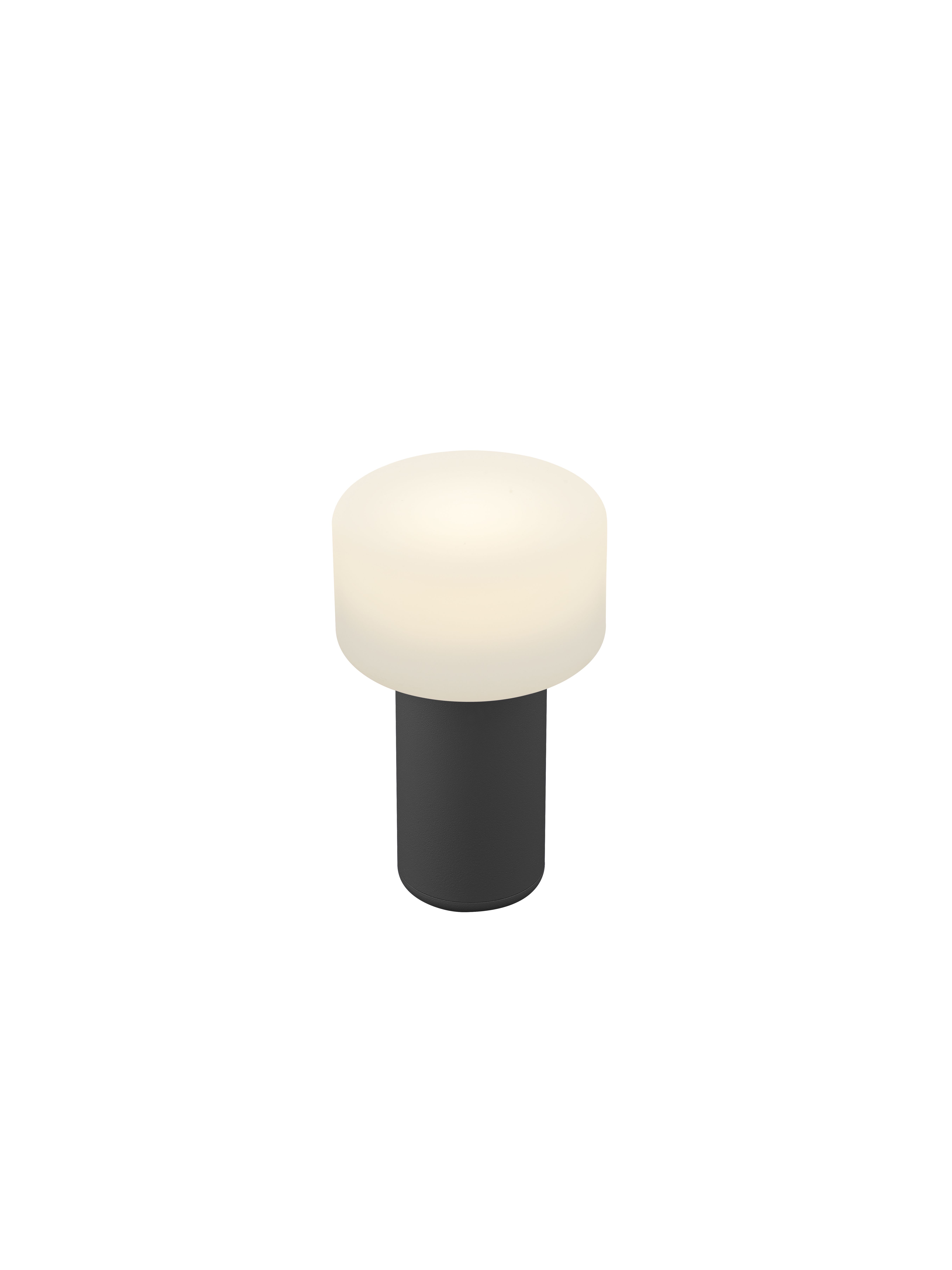 B-Leuchten LED-Akkuleuchte TINY in schwarz mit Tastdimmer