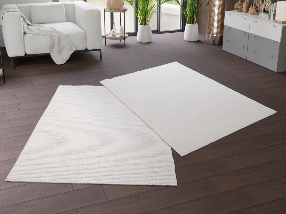 OCI Webteppich ca. 140 x200cm in Farbe creme