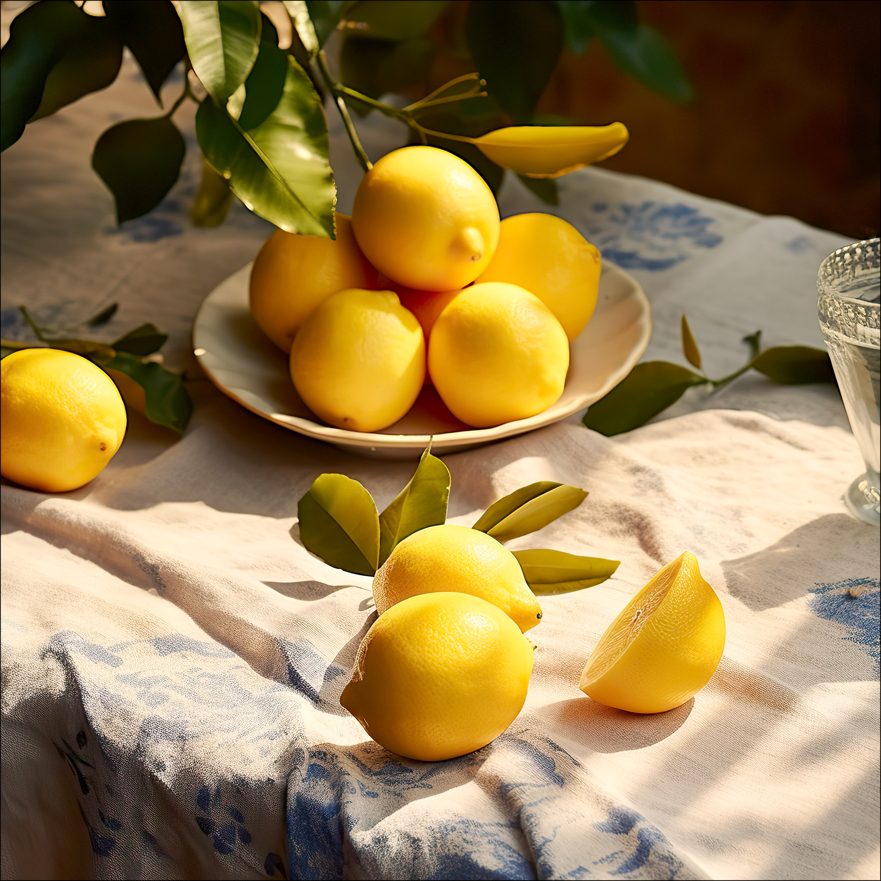 PRO ART Glas-Art 30x30cm Lemons IV