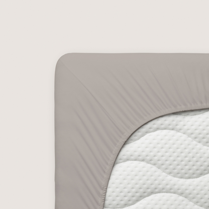 Schlafgut Pure Topper Spannbettlaken ca. 90x190-100x220cm in Farbe Sand Mid