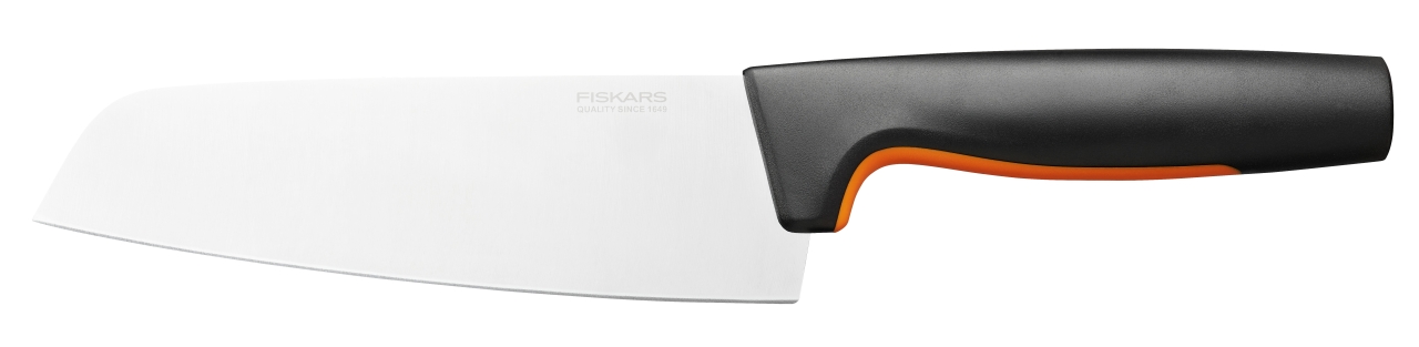 Fiskars Santoku-Messer FUNCTIONAL FORM 35cm in Farbe Black/Orange