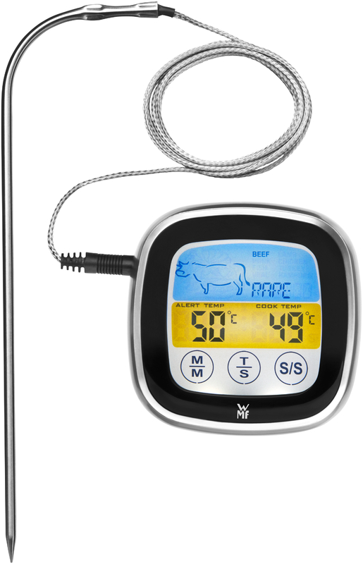 WMF BBQ Digitales Fleischthermometer in schwarz/grau