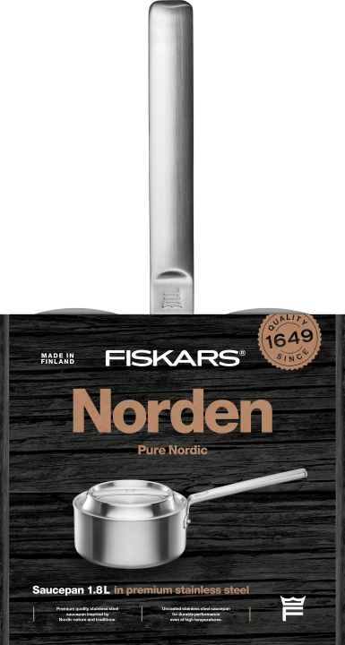 Fiskars Stieftopf unbeschichtet NORDEN 1,8Ltr.