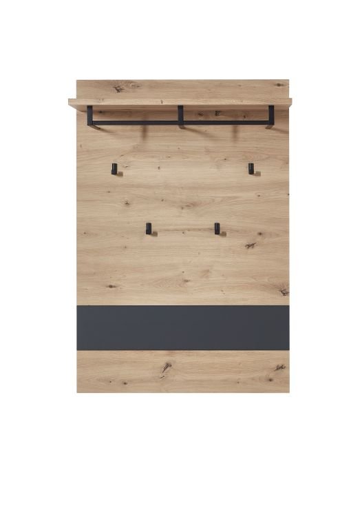 Innostyle Garderobenpaneel Memphis in Artisan Eiche/graphit