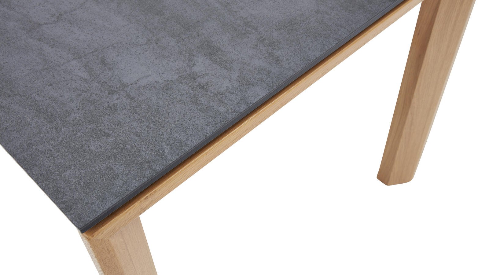 Interliving Esstisch 5102 ca. 180 x 90 cm in Wildeiche, Sperrholz, Holz, Schiefer, Tabelle, Dekoration für Zuhause, Sperrholz, Holz, Schiefer, Tabelle, Dekoration für Zuhause