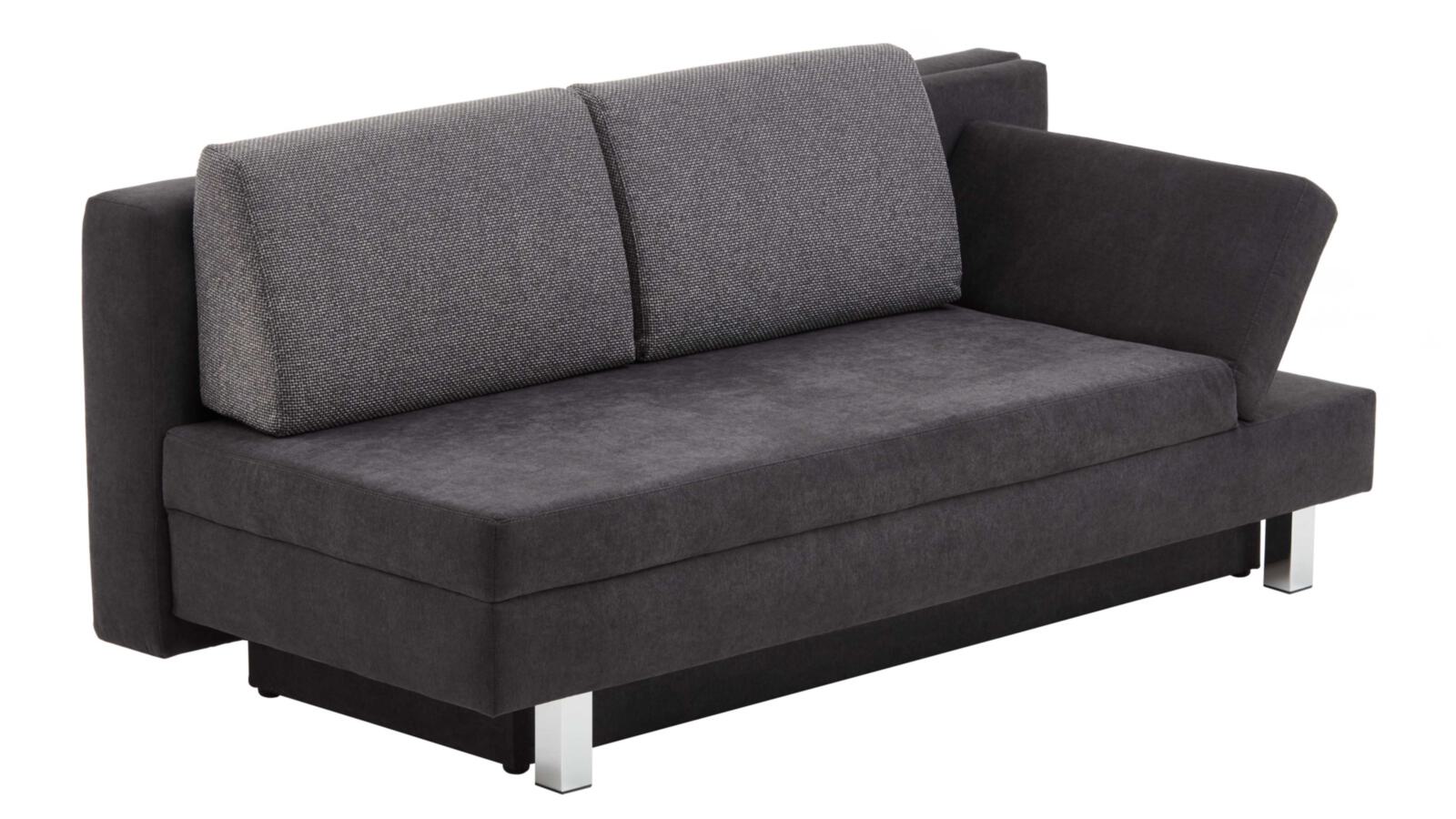 Restyl Verwandlungssofa TINO  in Sitz Stoff 55-6323 anthrazit