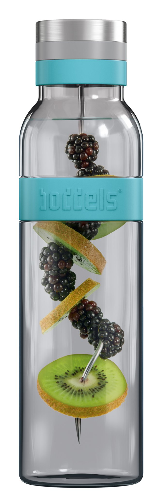 boddels Glaskaraffe Sund 1100ml in Türkisblau