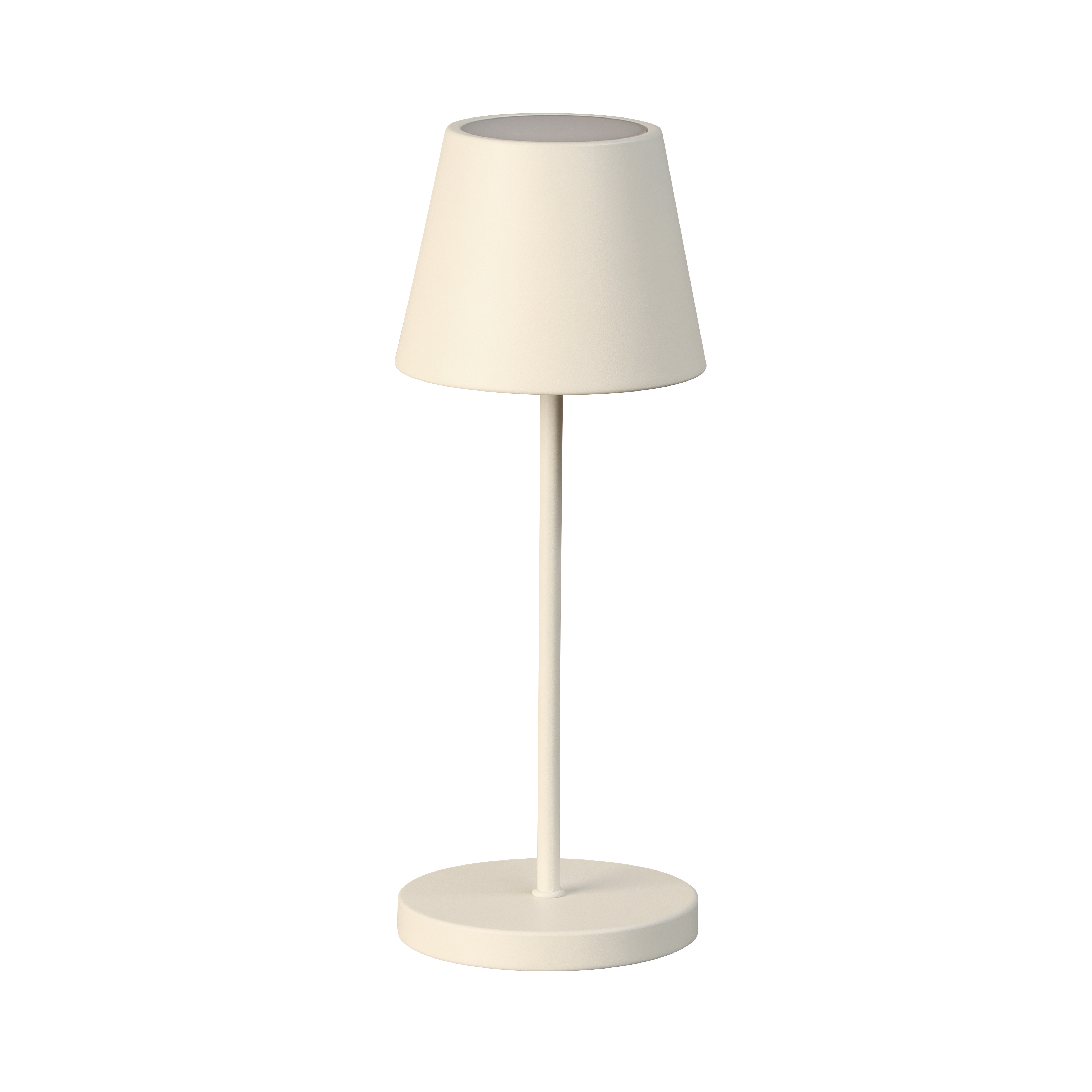 FH Lighting LED-Tischleuchte COSENZA PRO in Metall Kalk weiß