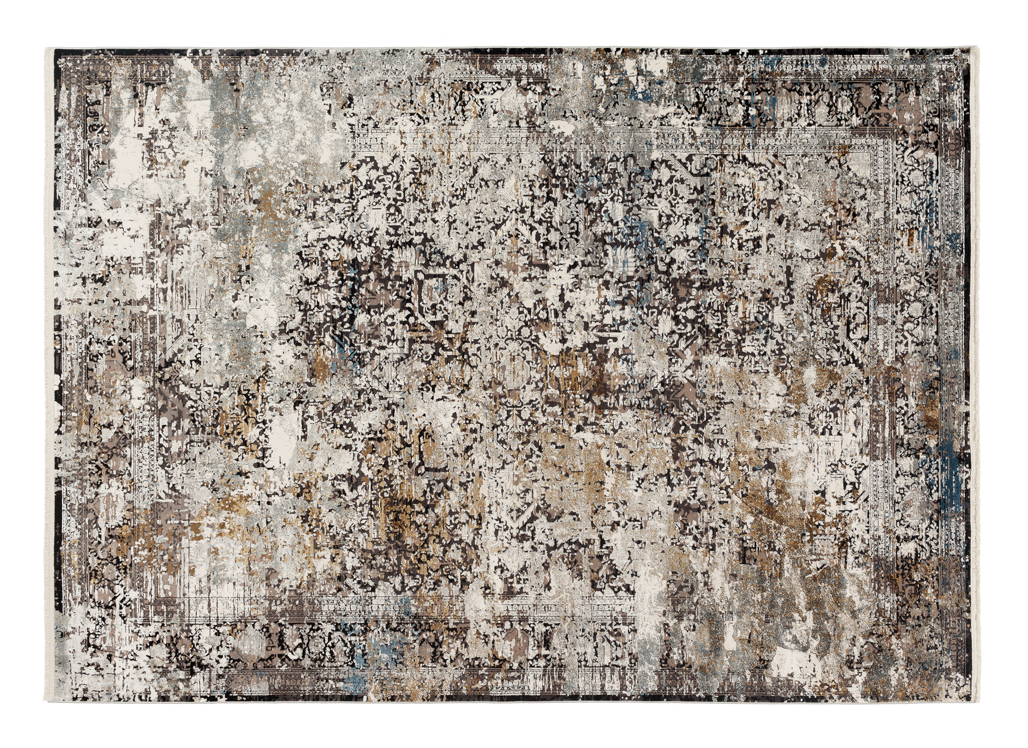 OCI Webteppich ca. 140x200cm in Farbe grau-multicolor