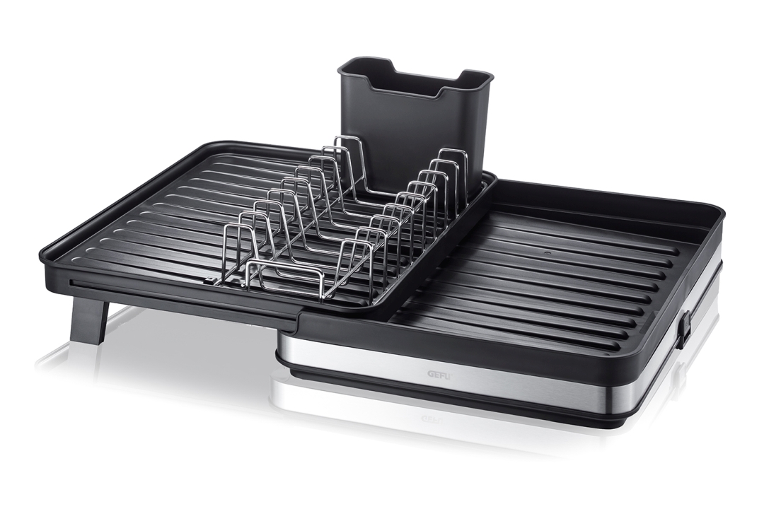 GEFU Abtropfgestell SMARTLINE in Farbe schwarz/silber
