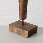 Boltze Skulptur Wooma WOOMA in Mango/Eisen pulverbeschichtet