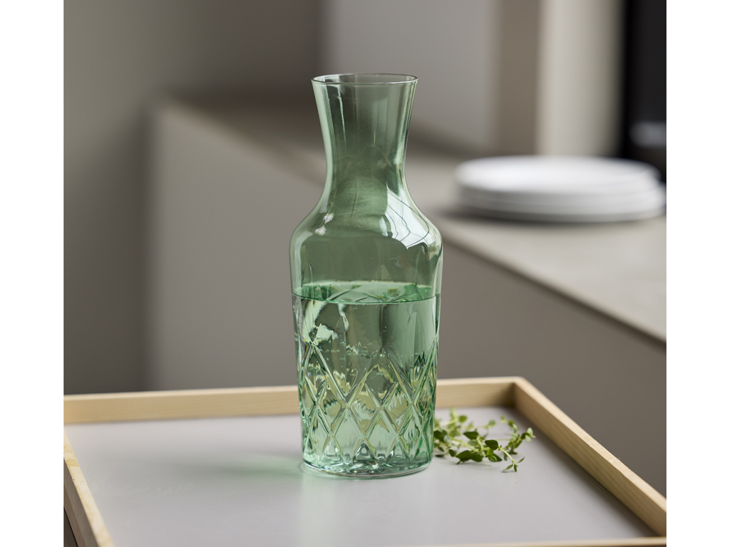F&H Wasserkaraffe  SORRENTO 0,001 Liter in Farbe Grün