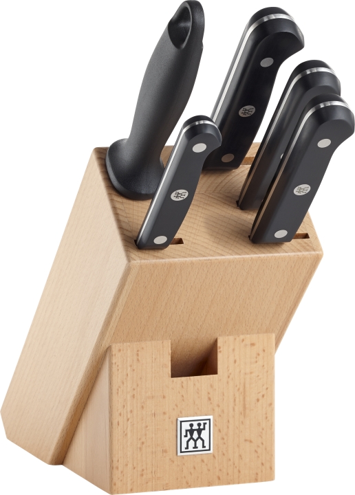 Zwilling Messerblockset GOURMET 6-teilig in Farbe Natur