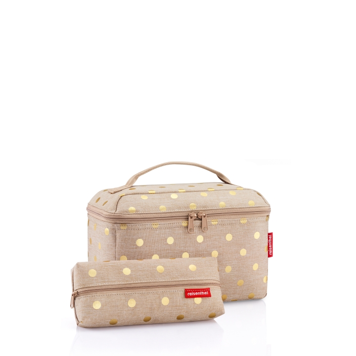 Reisenthel BEAUTYCASE SET #1 in Farbe metallic dots coffee
