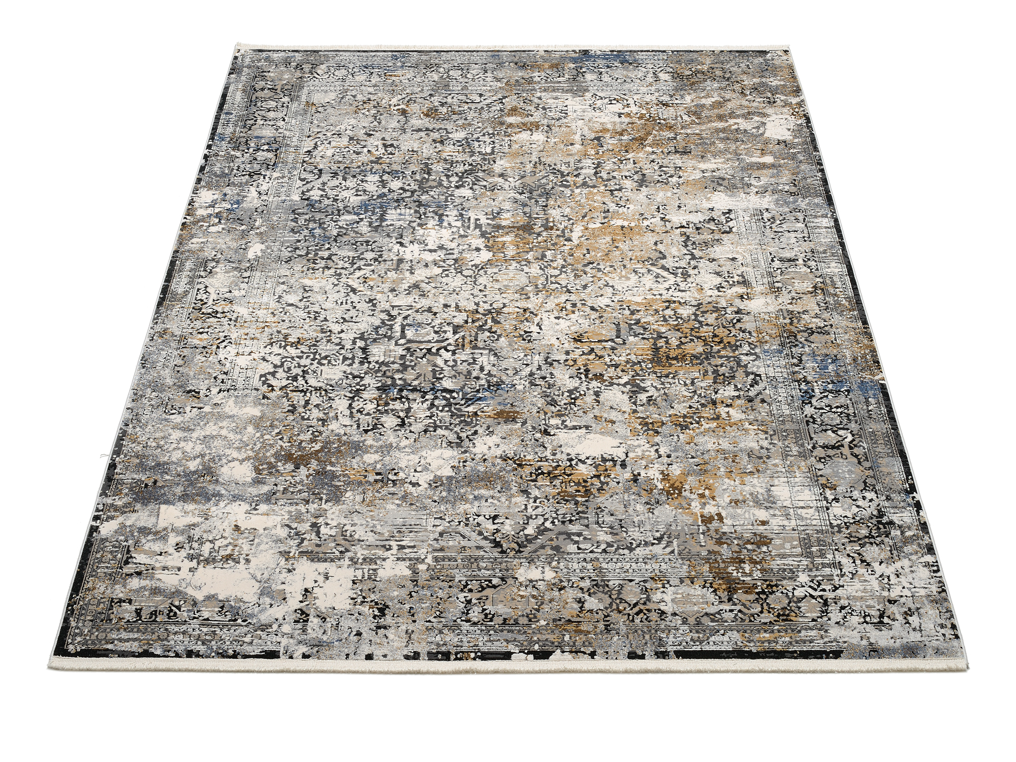 OCI Webteppich ca. 140x200cm in Farbe grau-multicolor