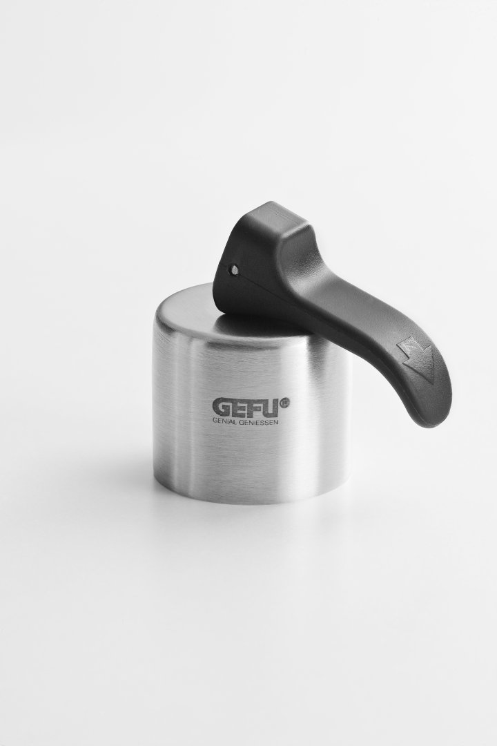 GEFU Flaschenverschluss BOTELO in Schwarz, silber