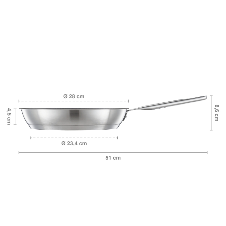 Fiskars Bratpfanne ALL STEEL 28cm